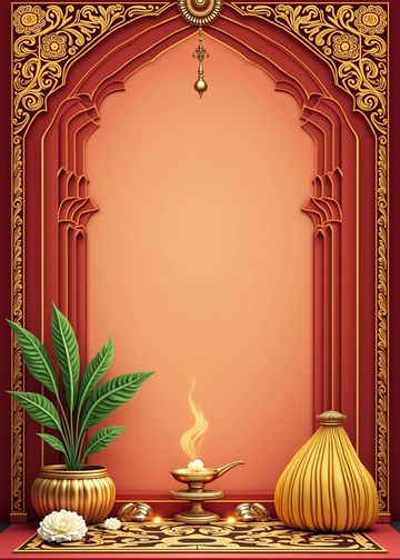 Dhoti Ceremony · Maroon