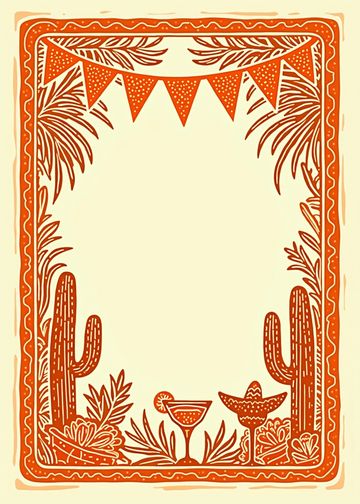 Fiesta · Linocut