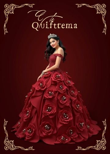 Quinceañera · Burgundy